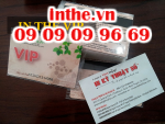 In thẻ VIP dùng làm thẻ khách hàng thân thiết