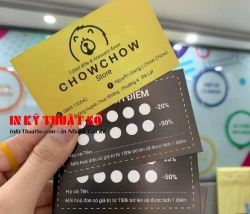 In thẻ tích điểm giá rẻ HCM tại xưởng in thẻ uy tín nhất Sài Gòn