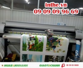 In canvas | In tranh treo tường màu tươi, in tranh canvas mực dầu