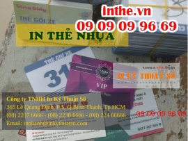In nhanh thẻ nhựa giá rẻ, in offset, in thẻ VIP, thẻ thành viên giá rẻ tại In Kỹ Thuật Số