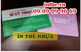 In nhanh thẻ nhựa giá rẻ từ phôi thẻ vàng, phôi thẻ bạc, phôi thẻ trắng phổ thông
