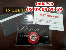 In thẻ từ dùng làm thẻ chấm công, thẻ ra vào công ty