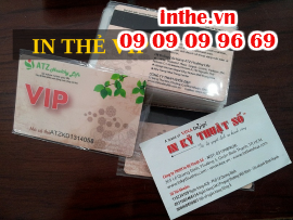In thẻ VIP dùng làm thẻ khách hàng thân thiết