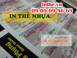 Ứng dụng của in thẻ nhựa vào đời sống hiện nay
